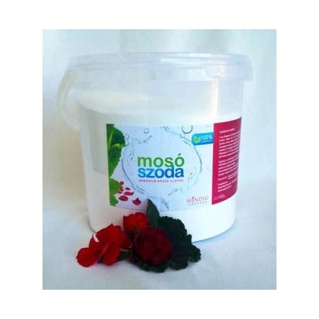 Mosószóda 1kg - Geránium rózsa illattal